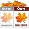 Fall Decorations-Fall Window Clings, Thanksgiving Window Clings for Glass 324 PCS Thanksgiving Clings for Windows Fall Window Stickers Thanksgiving Home Office Decorations